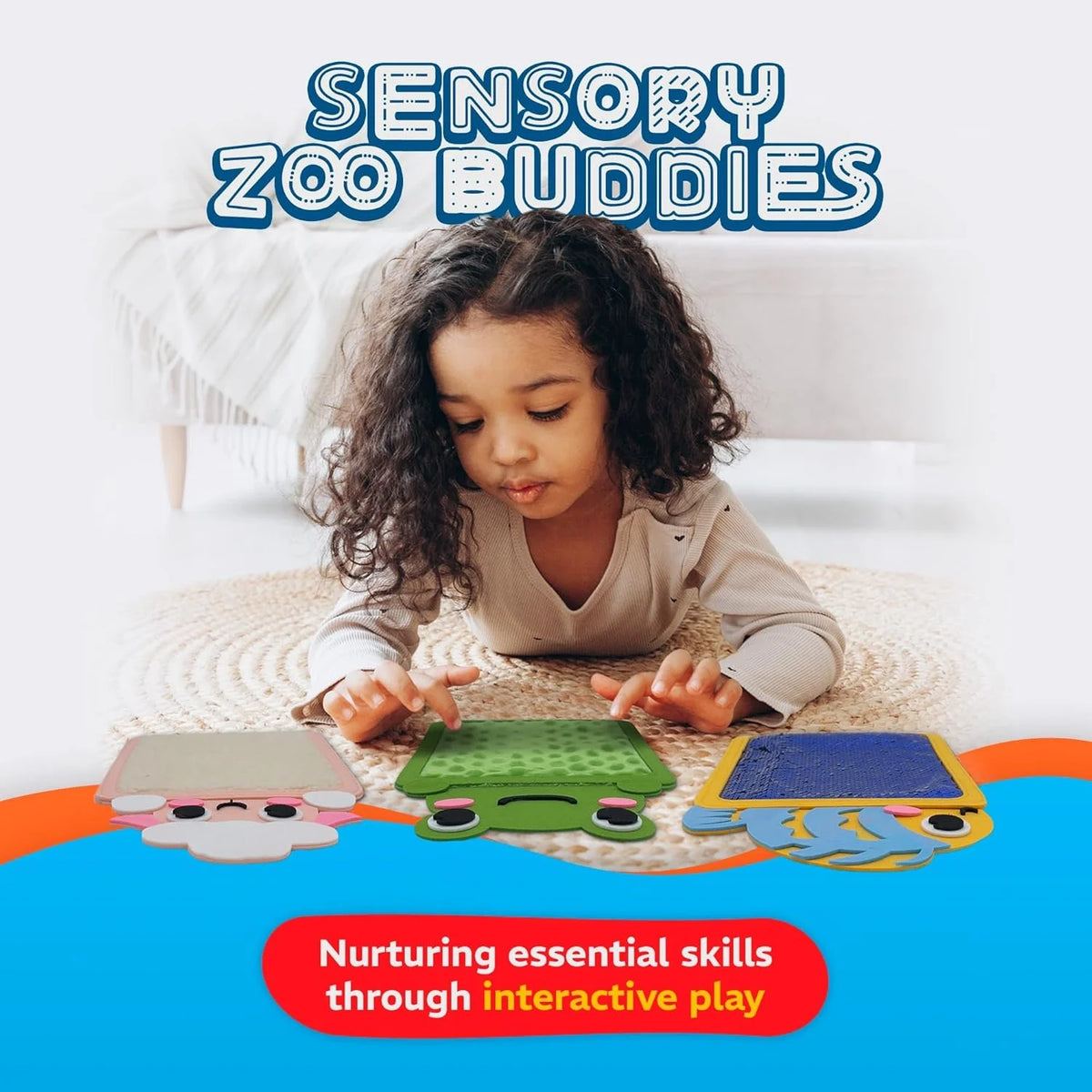 Montessori Sensory Dierenmat Speelgoed