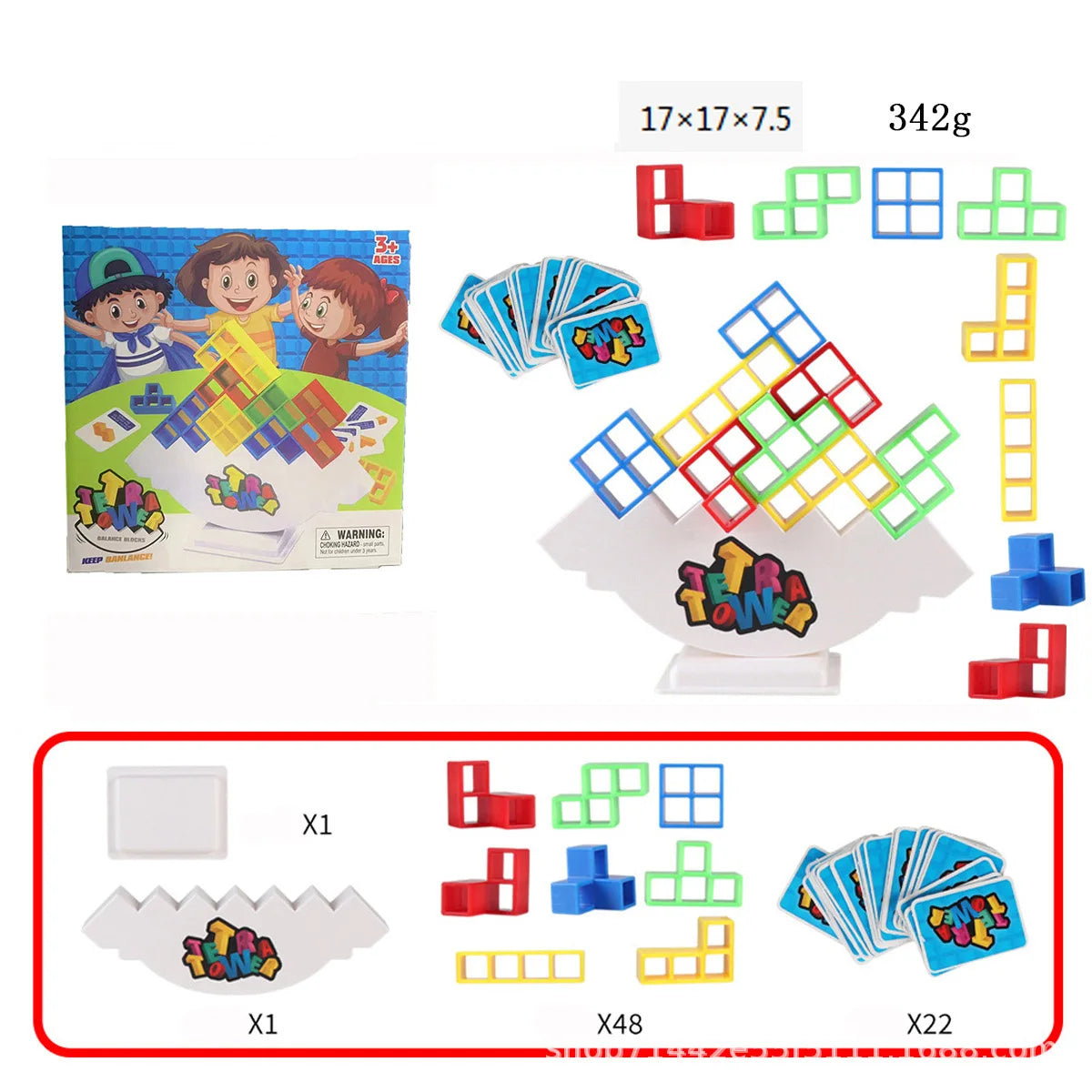 Tetra Tower Balans Spelletjes Set - Het spel voor het hele gezin